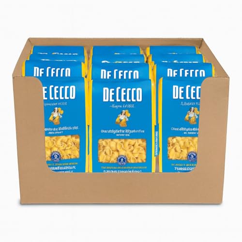 12 PEZZI DI PASTA CONCHIGLIETTE RIGATE N 51 FORMATO DA 500 GR