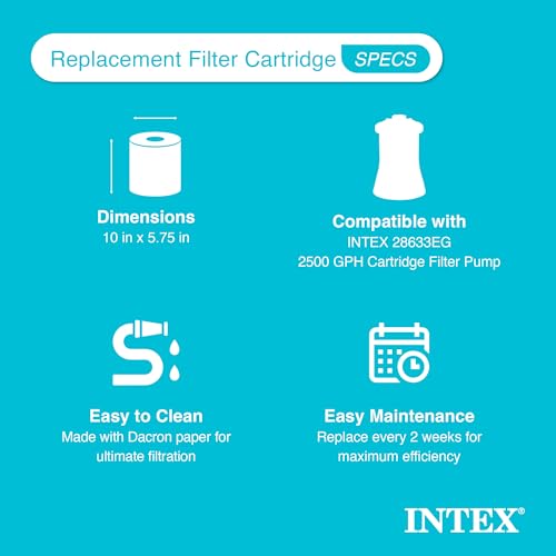 Intex Cartuccia filtro tipo B per piscine