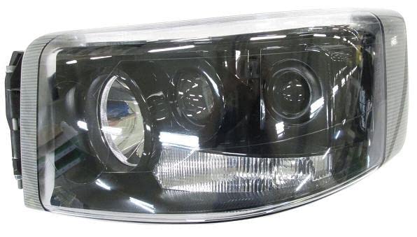 CG94 PROIETTORE H7-H15-PY21 PRED. PER REG. ELETT. [Lato SX] PARABOLA NERA Per Auto: TRUCK D WIDE