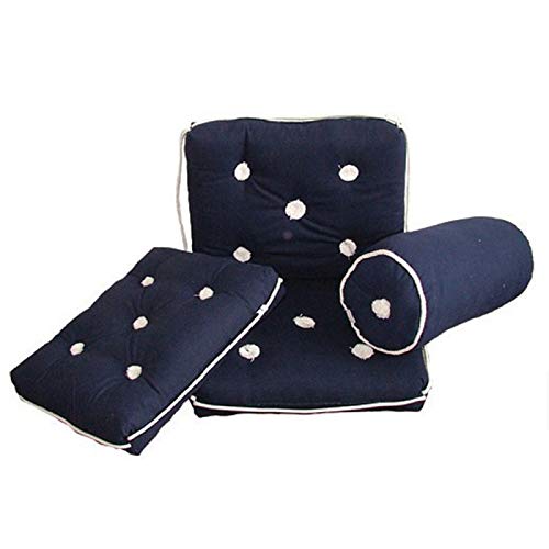 Cuscino con schienale blu