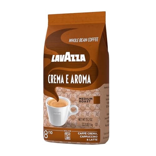 Lavazza Miscela di caffè integrale di prima qualità, espresso medio tostato