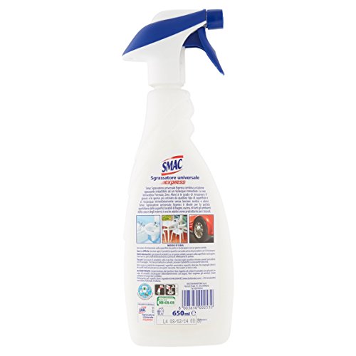 Smac - Sgrassatore Universale, Formula Zero Aloni - 4 pezzi da 650 ml [2600 ml]