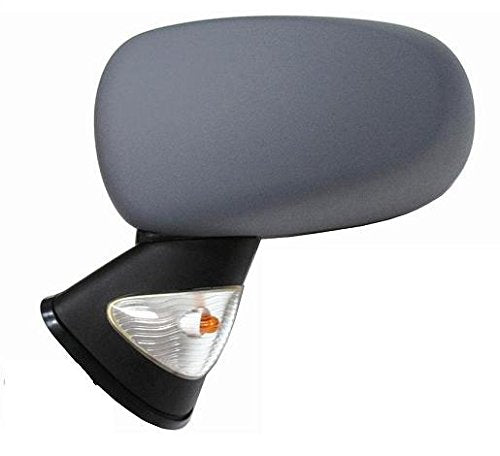 CG94 RETROVISORE Meccanico con FANALINO Bianco Sinistra [Lato Guida] per Auto: Modus - Calotta da VERNICIARE - MOD. dal 2006> - Vetro ASF.