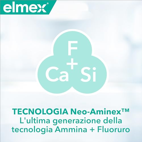 elmex Kit Sensitive Denti Sensibili 3in1 Dentifricio, Spazzolino e Collutorio, 24h di Protezione per Denti Sensibili