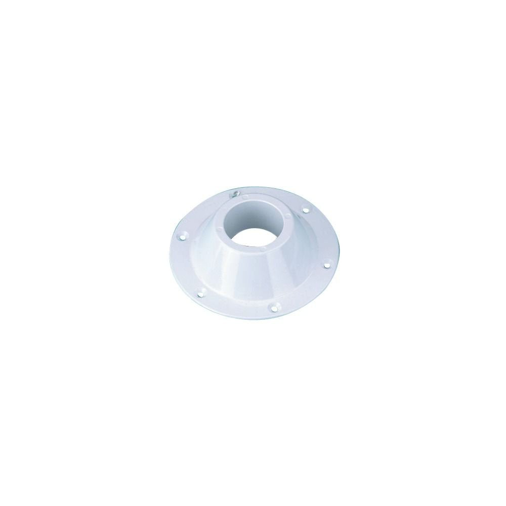 Orangemarine Supporto Esterno per Piede Tavolo smaltato Bianco 170 mm