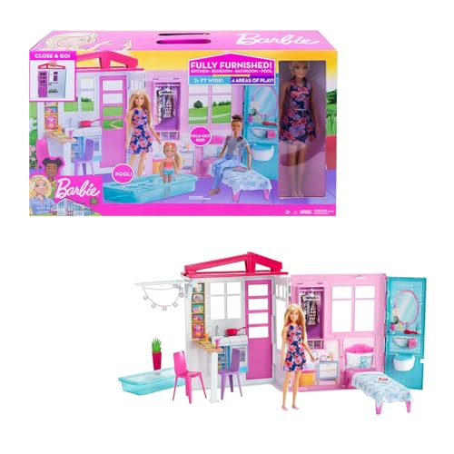 Barbie Loft con Bambola, Casa a 1 Piano