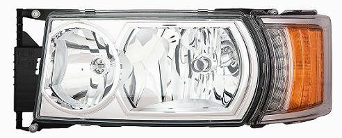 FARO DEPO H7-H1 REG. MANUALE A LED PARABOLA CROMATA A LED SCANIA SERIE G-P-R-T- 01/'14>12/'16 - SX
