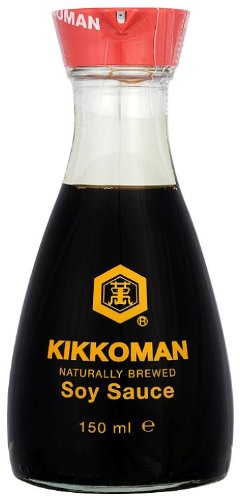 Kikkoman Salsa di soia prodotta naturalmente da 150 ml (confezione da 4)