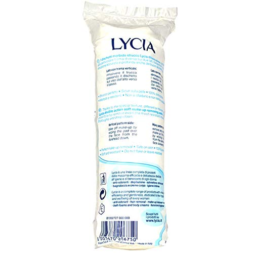 LYCIA DISCHETTI STRUCCANTI VISO 80 PZ [CONFEZIONE DA 10 PEZZI]