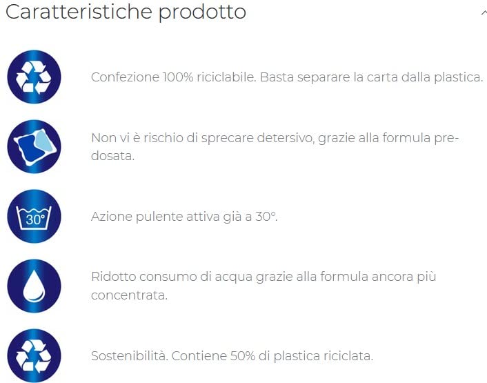 Dixan PowerCaps Multicolor, Detersivo Lavatrice Capsule, Ideale per capi colorati, confezione singola da 46 capsule (lavaggi)