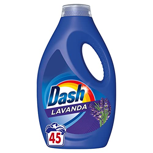 Dash Detersivo Liquido Lavatrice, 105 Lavaggi (21x5), Lavanda, Rimuove Le Macchie