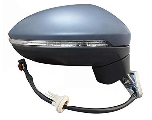CG94 RETROVISORE ELETT. Term. Rib. C/Fan. E Luce di CORTESIA Sinistra [Lato Guida] per Auto: TOURAN - Calotta da VERNICIARE - 9PIN+2+2 PRED. Lane Assist E ANTIABB. - Vetro ASF.