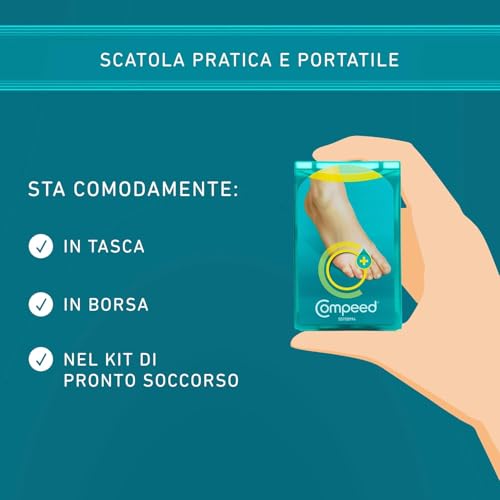 Compeed Cerotti Per Calli, Formato Medio, Cerotti, Lunga Durata, 10 Unità