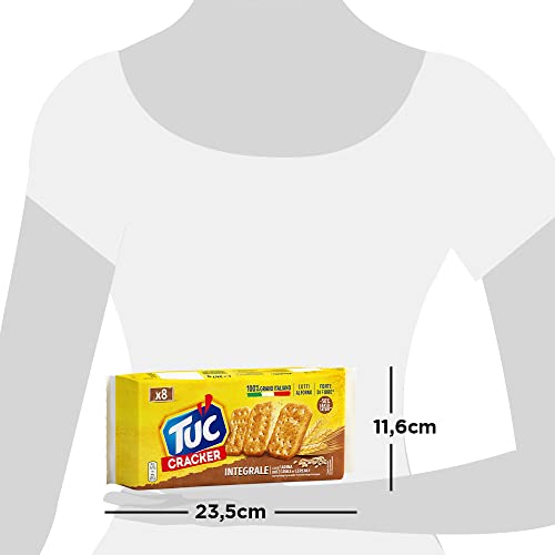 Tuc Cracker, Integrale, Cotto al Forno con Grano 100% Italiano, 267g