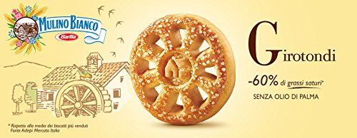 Mulino Bianco: Frollini "Girotondi" con chicchi di canna da zucchero - 350 g Confezione da 2 [Importazione Italiana]