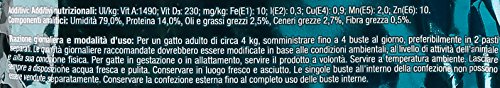 Purina Gourmet Perle Piaceri del Mare Umido Gatti con Salmone, Platessa, Tonno e Pesce dell'Oceano, 4 buste da 85g