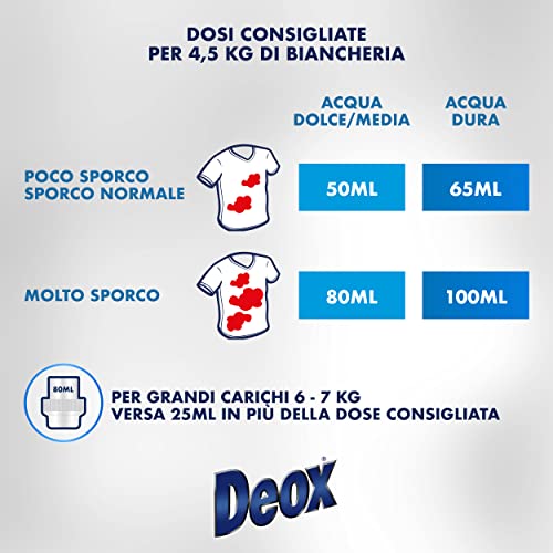 Deox Detersivo Lavatrice Liquido colorati e scuri