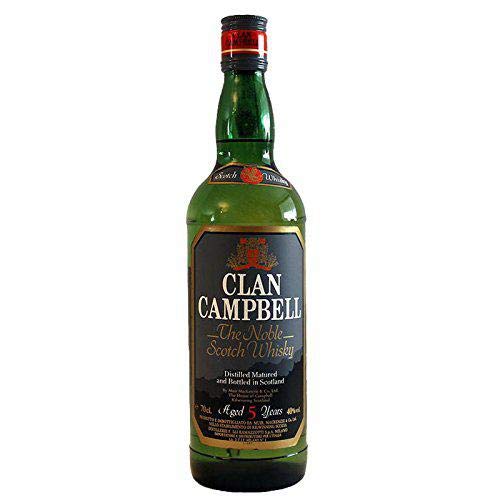 Clan Campbell Blended Scotch Whisky "The Noble" - 3 Confezioni da 1000 Ml
