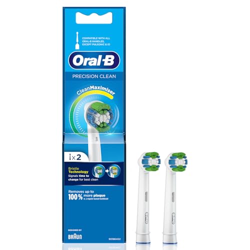 Oral-B Precision Clean - Testine di ricambio con setole CleanMaximiser, per una pulizia ottimale, 10 pezzi