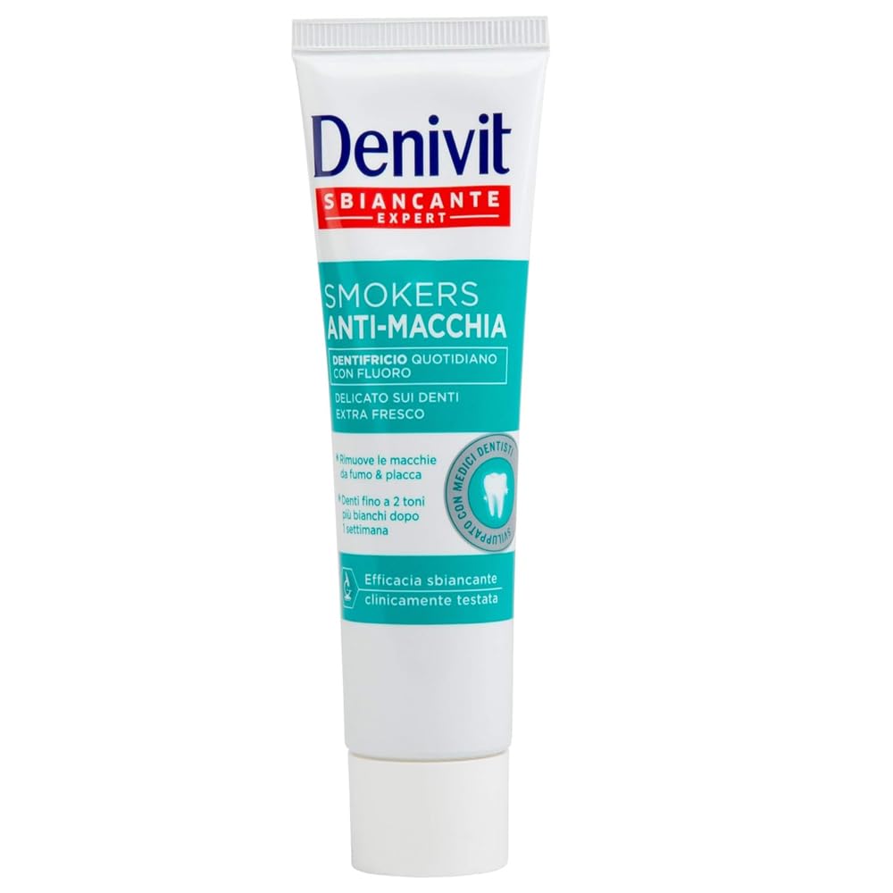 Denivit Dentifricio Sbiancante Smokers Anti Macchia Extra Fresco 50ml
