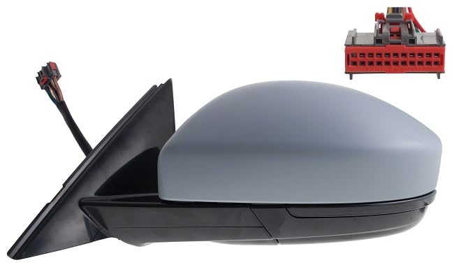 CG94 - RETROVISORE | J. E-PACE 17' EL. TERM. RIB. C/MEM. SONDA FAN. A LED C/LUCE DI CORT. C/PRIM. 16PIN SX