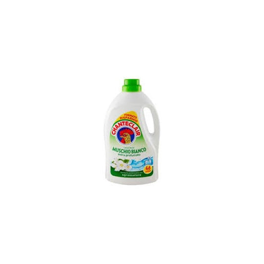Chanteclair Detersivo Lavatrice Liquido Muschio Bianco 46 Lavaggi 2070ml, 2070ml