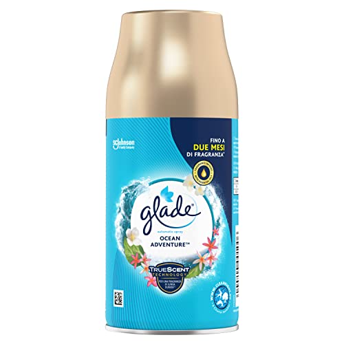 Glade Automatic Spray Ricarica Profumatore per Ambienti Fragranza Ocean Adventure, 269ml