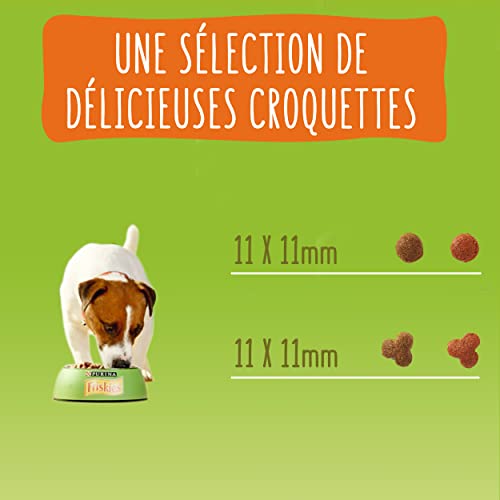 PURINA FRISKIES Mini Menu Vitafit Crocchette per Cani Adulti con Pollo e Verdure Sacco da 1.5kg