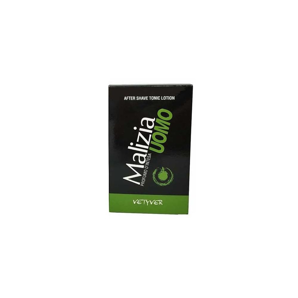 12 x MALIZIA Uomo After Shave Tonic Lotion Vetyver 100 Ml
