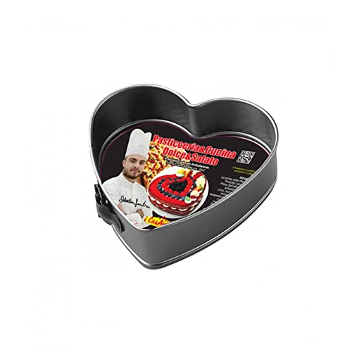 I CASAMICI Stampo Forma Dolci con Cerniera Forma Cuore 16 x 15 x 6 cm
