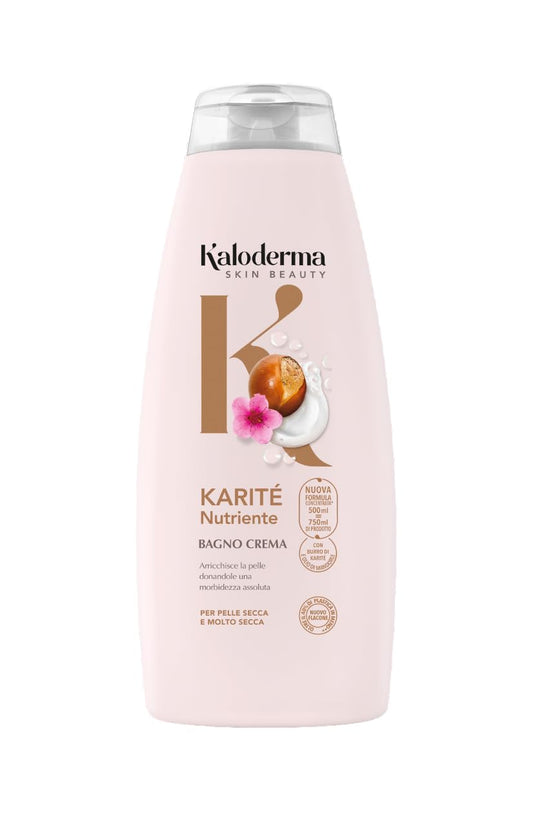 Kaloderma Nutriente Karité Bagno Crema per Pelle Secca e Molto Secca 500 ml