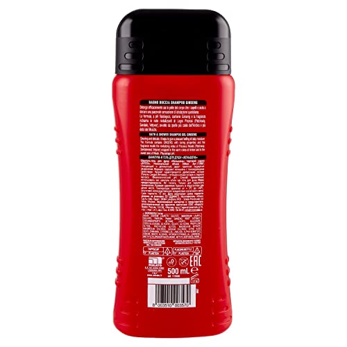 Intesa Pour Homme Bagno Doccia Shampoo Rivitalizzante, Ginseng, 500ml