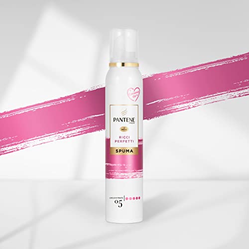 Pantene Pro-V Spuma Ricci Perfetti, Nutriente E Termoprotettiva, Con Olio Di Cocco, Ricci Definiti Per Tutto Il Giorno, 200ML
