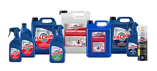 Fulcron Sgrassatore Super Sgrassatore Concentrato, spray sgassatore tutte le superfici igienizzante spray ogni tipo di sporco