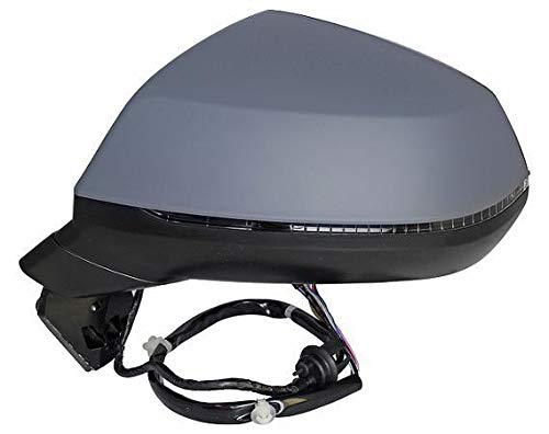 CG94 RETROVISORE ELETT. Termico Rib. C/FANALINO Sinistra [Lato Guida] per Auto: Q7 - Calotta da VERNICIARE - 12PIN - Vetro ASF.