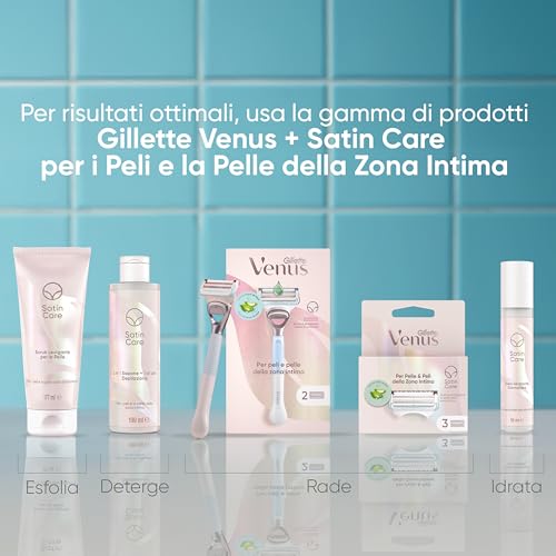 Gillette Venus, Rasoio per Peli e Pelle Della Zona Intima