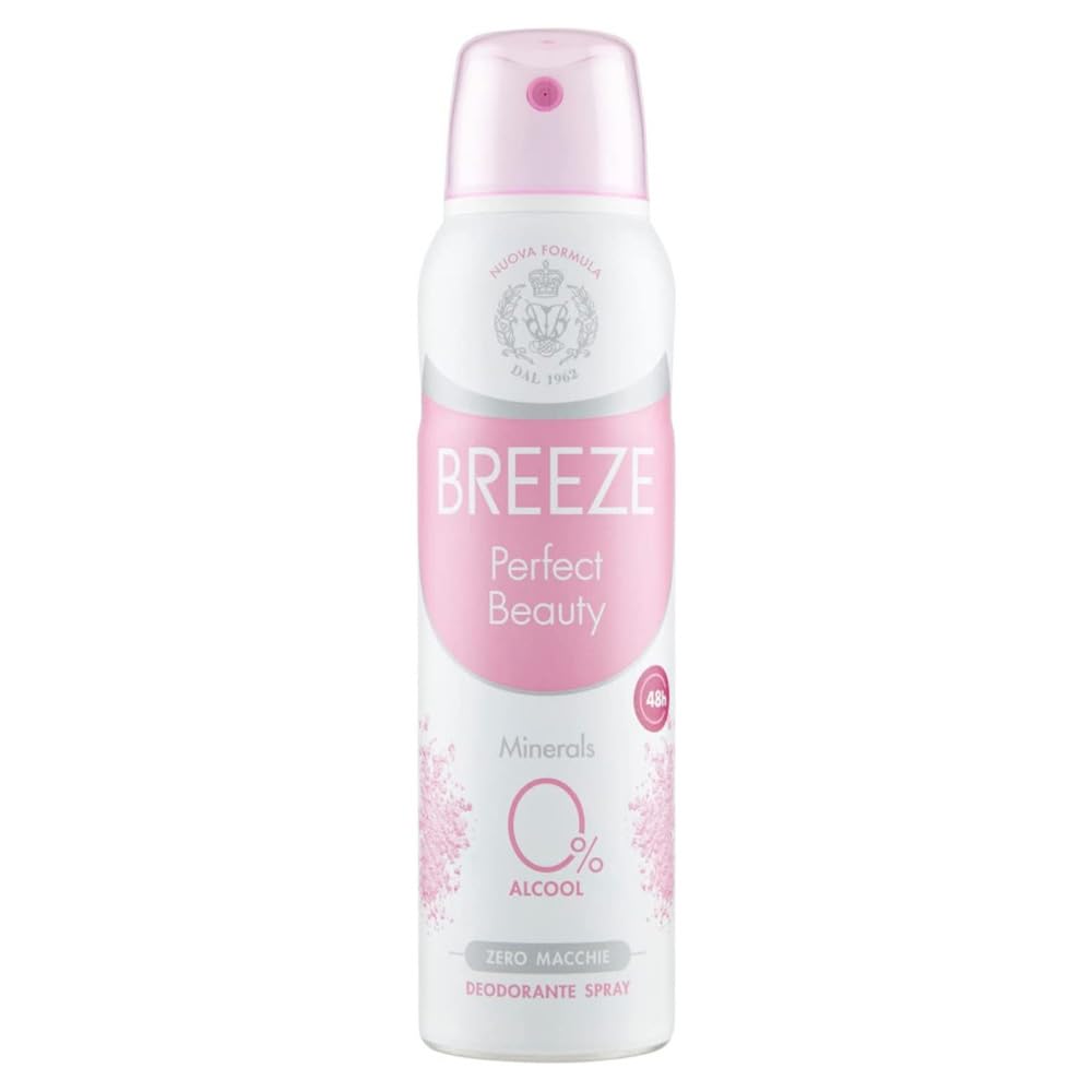 Breeze Deodorante Spray Perfect Beauty Minerals No Alcool 48h 150ml