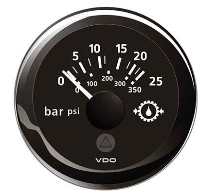 VDO VOLTMETRO NERO 8-16V-12V