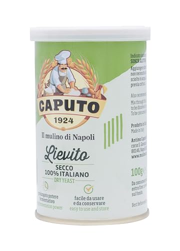 Caputo Levito Secco 1 confezione da 100 grammi// Qualità premium dall'Italia//Alto contenuto di proteine