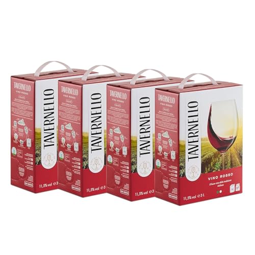 Tavernello Classico Vino Rosso d'Italia, Vino Equilibrato e Profumato