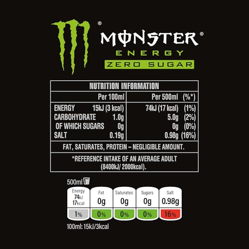 Monster Energy Zero 12 x 500ml