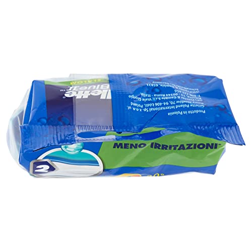 Procter & Gamble Gillette Blue II Plus Slalom Confezione da 8 Lamette Barba Usa e Getta, Lame rivestite in cromo, Manico Scorrevole, Meno Irritazioni