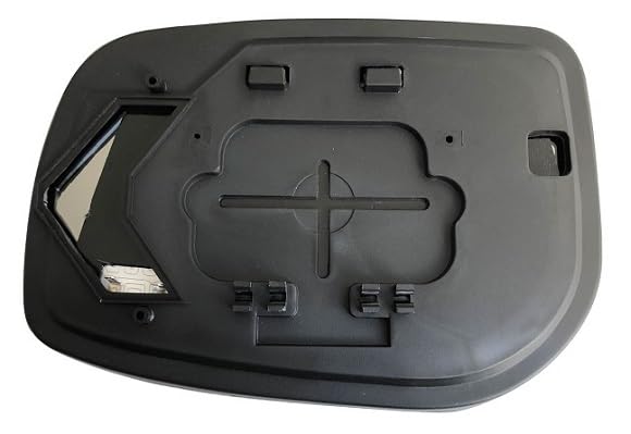 CG94 - Piastra Specchio | Compatibile Per Auto Yaris 2006 (Attacco Rettangolare Mod. Asia) Termica SX