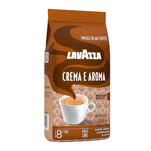 Lavazza Miscela di caffè integrale di prima qualità, espresso medio tostato