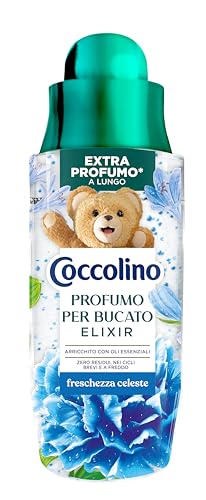 Coccolino Profumo per Bucato Freschezza Celeste, Extra Profumo* a lungo. Efficace Anche a Freddo e nei Cicli Brevi, con note di fragranza Patchouli, Lavanda, Eucalipto, 342ml