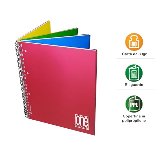 Blasetti - Blocco per appunti One Color 4x4. 4 sezioni per 4 argomenti cambiando i colori delle copertine