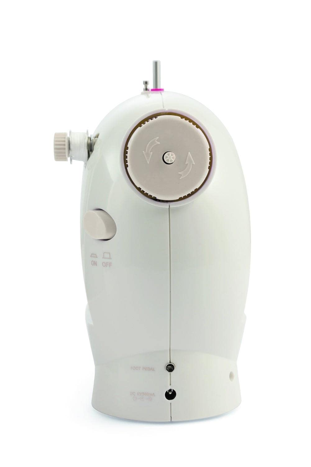 Galileo Casa 2193213 Mini Macchina da Cucire Bianco/Grigio