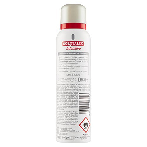 Borotalco Deodorante Spray, Intensive - 150 ml - [confezione da 3]