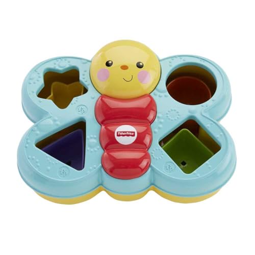 Fisher-Price Farfalla Cercaforme, Giocattolo per Bambini 6+ Mesi, BLT38
