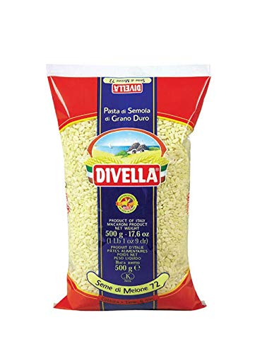 DIVELLA PASTA DI SEMOLA DI GRANO DURO SEME DI MELONE 72 GR 500 X 24